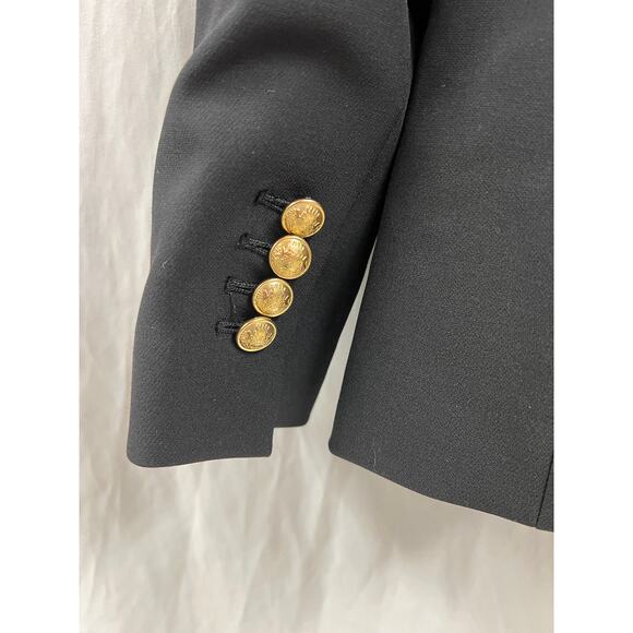 Express Black Blazer with Gold Buttons - Picture 6 of 8